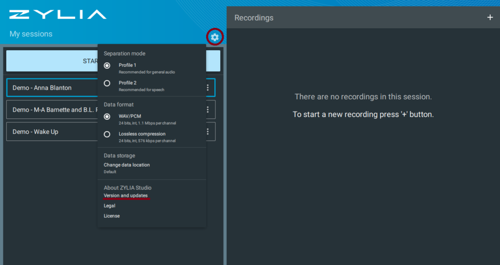 Accessing support data